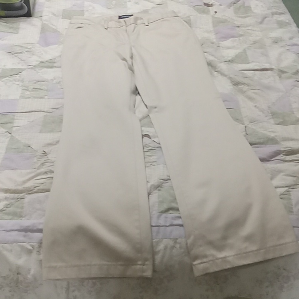 Lands end khaki women dress pants size 2